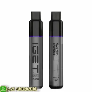 IGET HOT Aloe Vera Grape Ice 5500 Puffs