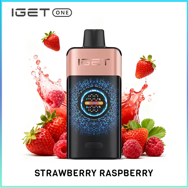 IGET One Strawberry Raspberry 12000 puffs - IGET ONE Vape/Disposable ...