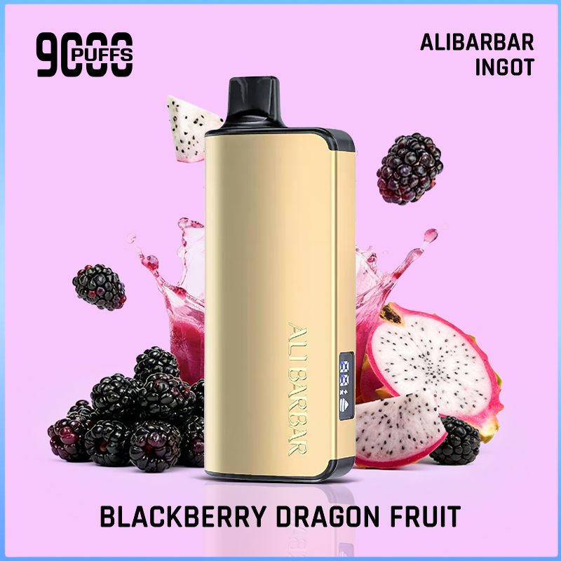 Alibarbar Ingot FTP (Blackberry Dragon Fruit) 9000 Puffs