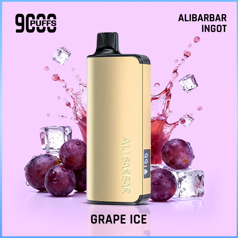 Alibarbar Ingot Grape Ice 9000 Puffs