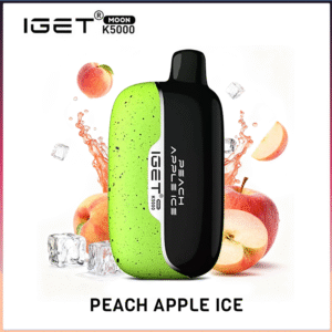 IGET MOON Peach Apple Ice 5000 Puffs