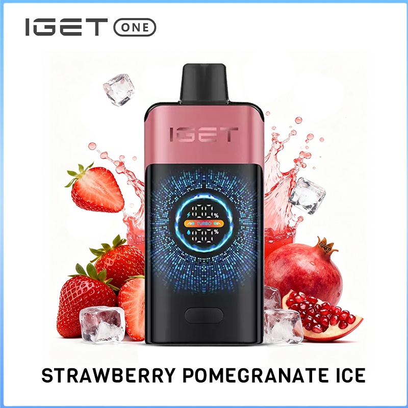 IGET One Strawberry Pomegranate Ice 12000 puffs