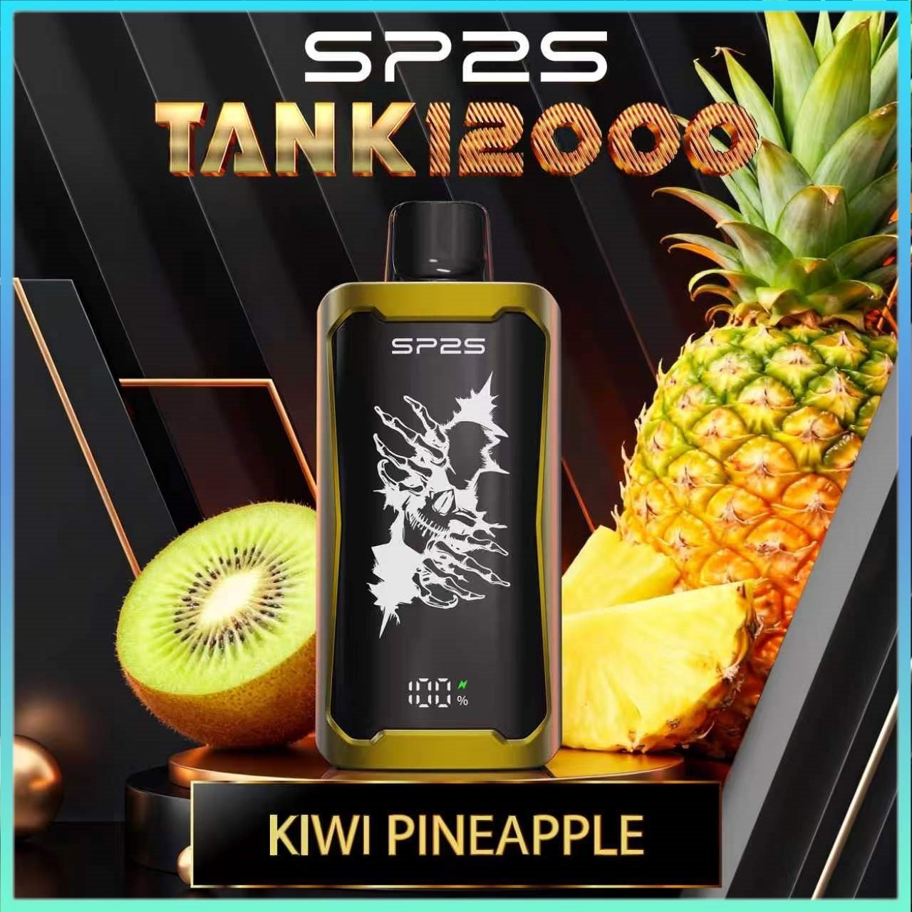 SP2S TANK 12000 Puffs Kiwi pineapple Disposable Vape